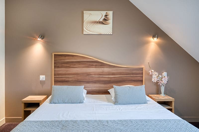 Chambre double à l'hôtel de Fouesnant près de Quimper