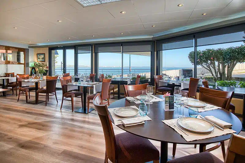 Restaurant avec vue mer à Fouesnant près de Quimper et Bénodet