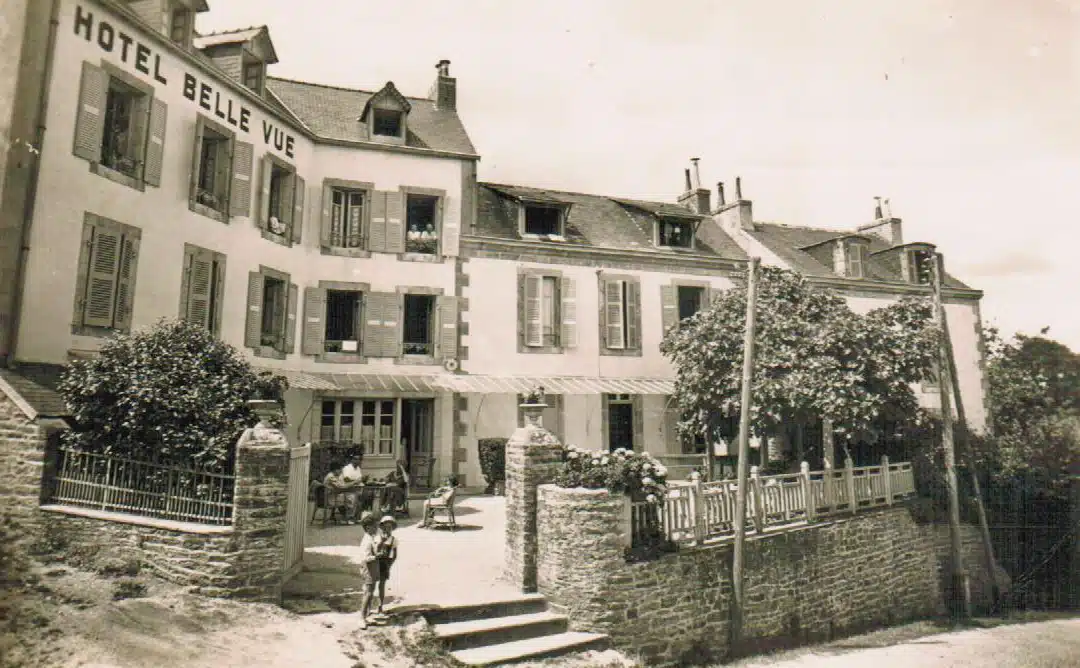 Photo historique de l'Hôtel Belle Vue à Fouesnant