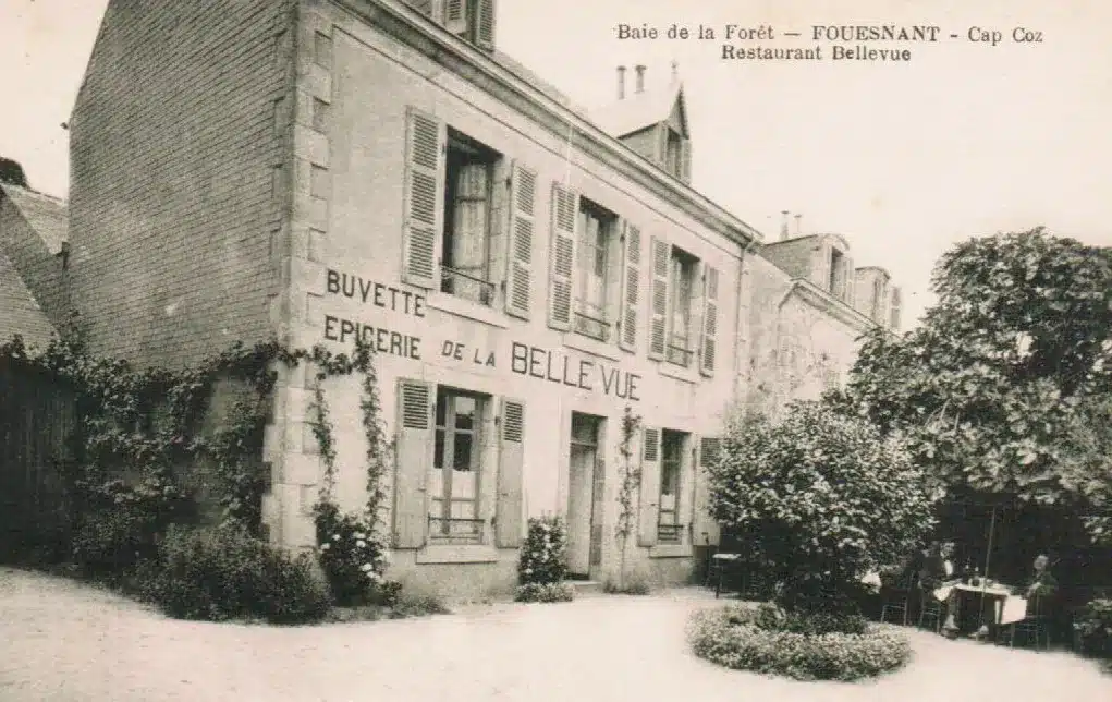 Photo historique de l'Hôtel Belle Vue à Fouesnant